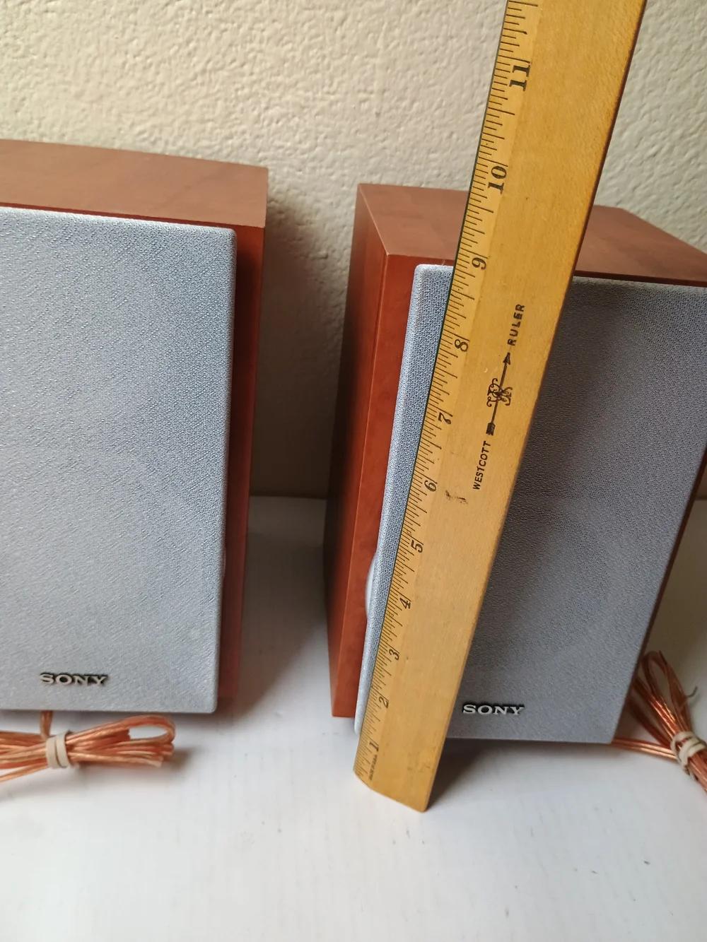 Sony SS-CEX100 Woodengrain Bookshelf Speakers Set Of 2